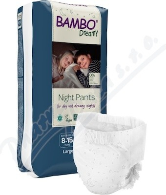 Bambo Dreamy Nigh.Pants 8-15let Unisex 35-50kg 10ks