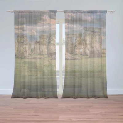 Záclony Stonehenge: 2 ks - 150x250 cm - Sablio – Hledejceny.cz