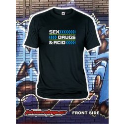 Teknoshop SD & A dnb tričko s potiskem pánské černé