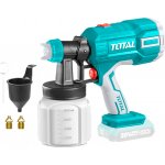 TOTAL Pistole stříkací na barvu AKU, 20V Li-ion, 2000mAh, bez baterie a nabíječky EXTTSGLI2003 – Sleviste.cz