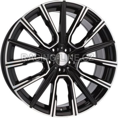 Racing Line B5836 10x20 5x112 ET41 black polished – Hledejceny.cz