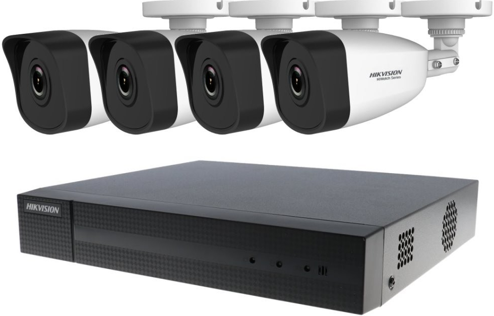 Hikvision HiWatch KIT HWN-2104MH-4P(C) + 4x HWI-B140H(C)