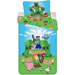 Jerry Fabrics Povlečení Minecraft Outdoor Mobs Bavlna 140x200 70x90 – Zboží Mobilmania
