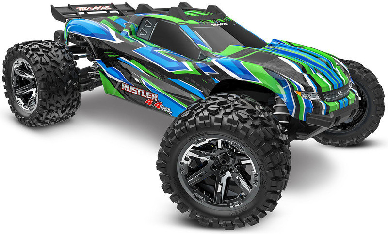 Traxxas Rustler VXL HD 4WD RTR zelený 1:10