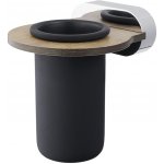 BISK Erga Bergen sklenice na kartáček černá-hnědá ERG-07064 – Hledejceny.cz