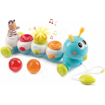 Smoby Housenka na tahání Caterpillar Cotoons elektronická se světlem a melodiemi – Zbozi.Blesk.cz