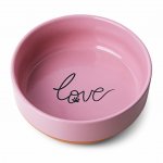 JK ANIMALS keramická miska YUMMY LOVE pro psy růžová 16,5 cm 850 ml – Hledejceny.cz