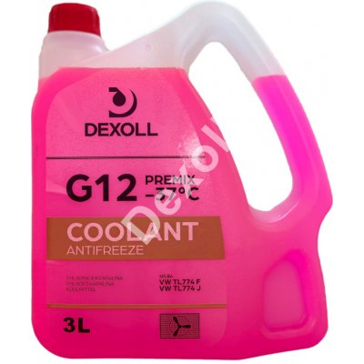Dexoll Antifreeze G12 PREMIX -37°C 3 l – Zbozi.Blesk.cz