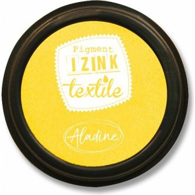 Aladine Razítkovací polštářek Izink Textile žlutá – Sleviste.cz