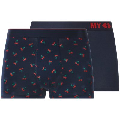 esmara Men 2 kusy třešně navy modrá – Zboží Mobilmania