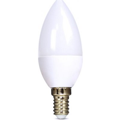 Solight LED žárovka Candle C37 6W, 510lm, E14, teplá bílá