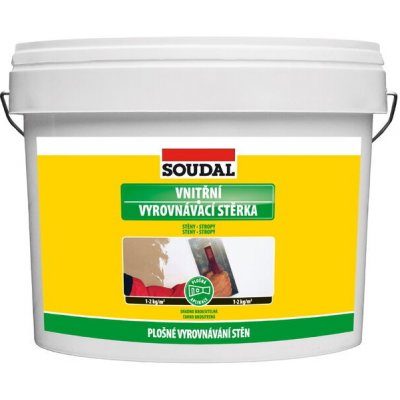 Stěrka vyrovnávací vnitřní Soudal – 4 kg – Zboží Mobilmania