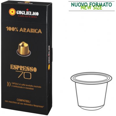 Guglielmo Lespreso70 GOLD kompatibilní s Nespresso 10 ks – Zbozi.Blesk.cz