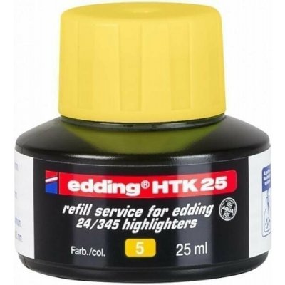 Inkoust do zvýrazňovačů Edding HTK 25 žlutý – Hledejceny.cz