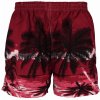 Koupací šortky, boardshorts Palomo maxi šortkové plavky DK69154 vínové