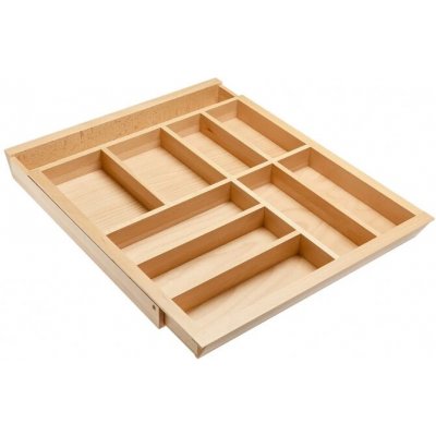 IN-DURO Příborník dřevěný REGUL nastavitelná šířka (51,2 - 95 cm), hloubka 47 cm, buk – Hledejceny.cz