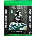 Jhfoods Mořská řasa Nori na sushi pražená 19x21cm 10ks 25 g – Sleviste.cz