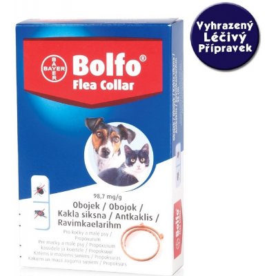 Bolfo Obojek antiparazitní kočka a malý pes 38 cm – HobbyKompas.cz