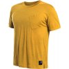 Pánské sportovní tričko Sensor Merino air Relax Fit Traveller KR pánské mustard