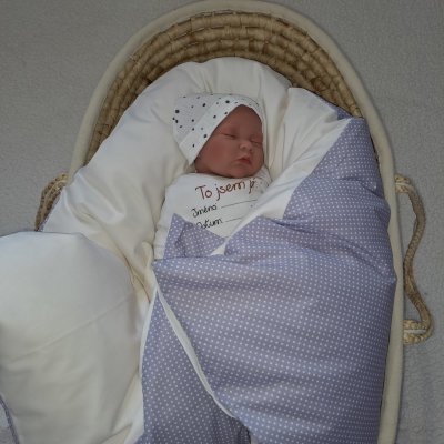 Pro útulný domov Péřová zavinovačka Fialová s puntíkem – Zboží Mobilmania