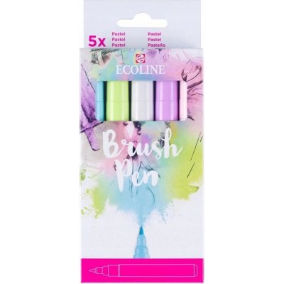 Ecoline Brush Pen Pastelové odstíny 5 ks – Hledejceny.cz