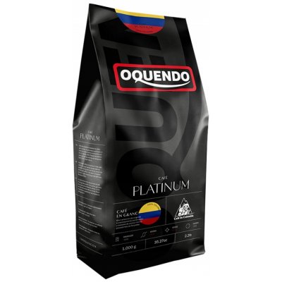 Oquendo káva Arabica Colombia Platinum zrnková 1 kg – Hledejceny.cz