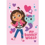 Jerry Fabrics Dětská fleecová deka Gabbys Dollhouse Bubbly World – Zboží Dáma