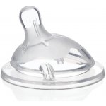 Chicco dudlík na láhev Natural Feeling silikon střední průtok 1 ks V001515 – Zboží Dáma