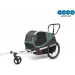 Thule Bexey Hazy Green M + bike set + rain cover + dog bed – Zboží Mobilmania