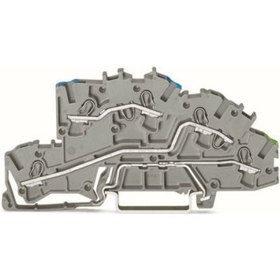 WAGO Svorka 2003-7646 instalační patrová 2,5 mm² s ovládacími otvory, push-in CAGE CLAMP®, 2,50 mm², šedá 2003-7646 – Hledejceny.cz