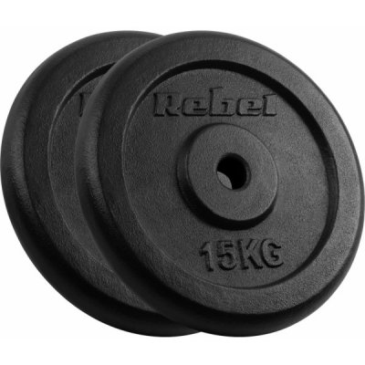 Rebel Litinová sada závaží 2 x 15 kg 31 mm – Hledejceny.cz