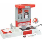 Smoby Kuchyňka na cesty Cook&Go Red skládací elektronická se zvukem funkcemi a 17 doplňků – Zboží Dáma