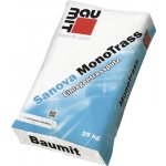 Baumit SanovaMonoTrass vápenotrasová 1 mm Omítka jednovrstvá 25 kg – Sleviste.cz