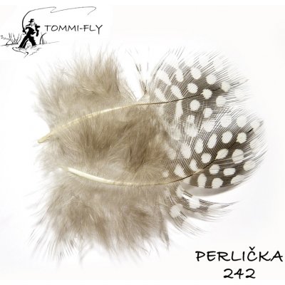 Tommi-Fly Perlička peří Přírodní – Zboží Dáma