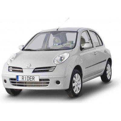 RIDER, Ochranné boční lišty na dveře, Nissan Micra III, 2002-2010, 5 dveř.