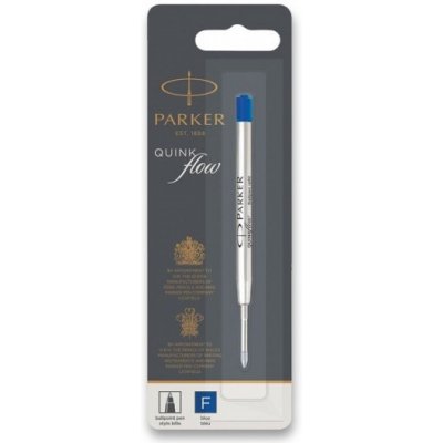 Parker 1502/0250368 QuinkFlow náplň do kuličkové tužky F modrá