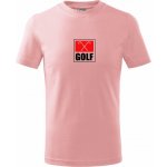 Golfové hole Tričko dětské bavlněné Růžová – Zboží Mobilmania
