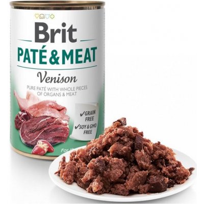 Brit Paté & Meat Venison 0,4 kg – Zboží Mobilmania