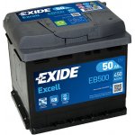 Exide Excell 12V 50Ah 450A EB500 – Sleviste.cz