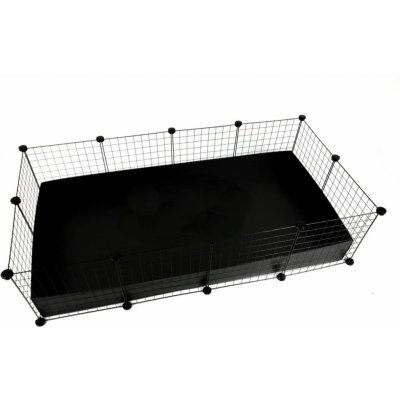 C&C Modulární klec černá 4 x 2 145 x 75 cm – Hledejceny.cz