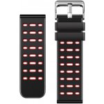 Aligator Watch Straps 22 silikon DUAL řemínek, RED 22AW0001 – Zboží Mobilmania