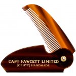 Captain Fawcett Folding Pocket Moustache Comb CF.87T - Malý skládací hřeben na vousy a knír – Zboží Dáma
