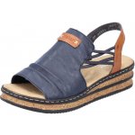 Rieker 62962-14 MODRÁ – Zboží Dáma