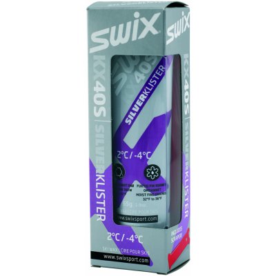 Swix klister KX40S fialový stříbrný 55g – Zbozi.Blesk.cz