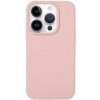 Pouzdro a kryt na mobilní telefon Pouzdro AppleKing silikonové iPhone 15 Pro - pískově růžové