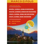 Marco Polo Chorvatsko, Slovinsko, Bosna a Hercegovina 1:300 000 autoatlas – Zboží Dáma