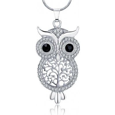 Elanis Jewel Dámský náhrdelník magická sova s krystaly Swarovski® EJ00326 – Hledejceny.cz