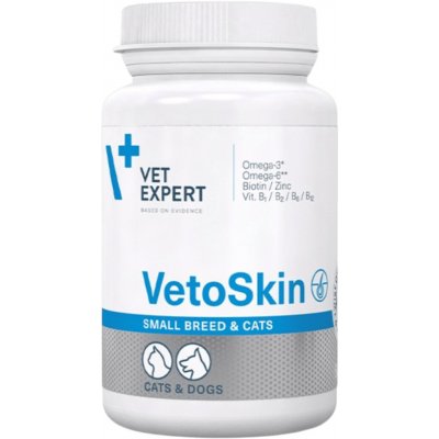 VetExpert VetoSkin Small Breed and Cats 60 kapslí – Hledejceny.cz