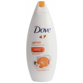 Dove Go Fresh sprchový gel s vůní mandarinky a květu tiaré 250 ml