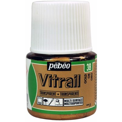 Vitrail různé barvy 38 Zlatá 45 ml – Zboží Dáma